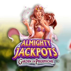 Almighty Jackpots: Garden of Persephone by Novomatic, showcased at hugocasinoo.de.com – game logo