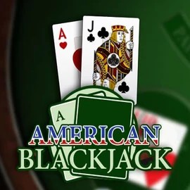American Blackjack logo – Table Games by Habanero at Hugo Casino