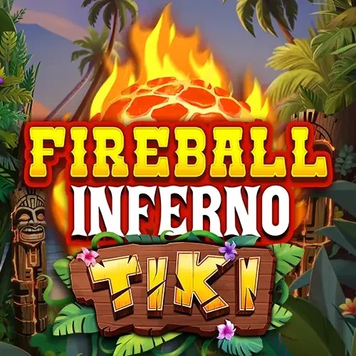 Fireball Inferno Tiki logo by NetEnt Hugo Casino