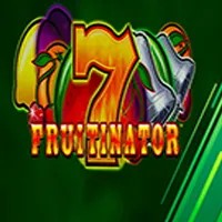 Fruitinator Jackpot King logo by Blueprint Gaming at Hugo Casino