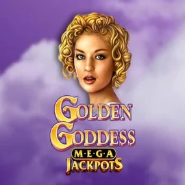 Golden Goddess Megajackpots casino game by IGT – featured logo at Hugo Casino