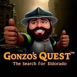 Gonzo's Quest slot logo by NetEnt at Hugo CasinoGonzo's Quest