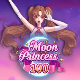 Moon Princess 100 online game logo by Play'n GO on hugocasinoo.de.com